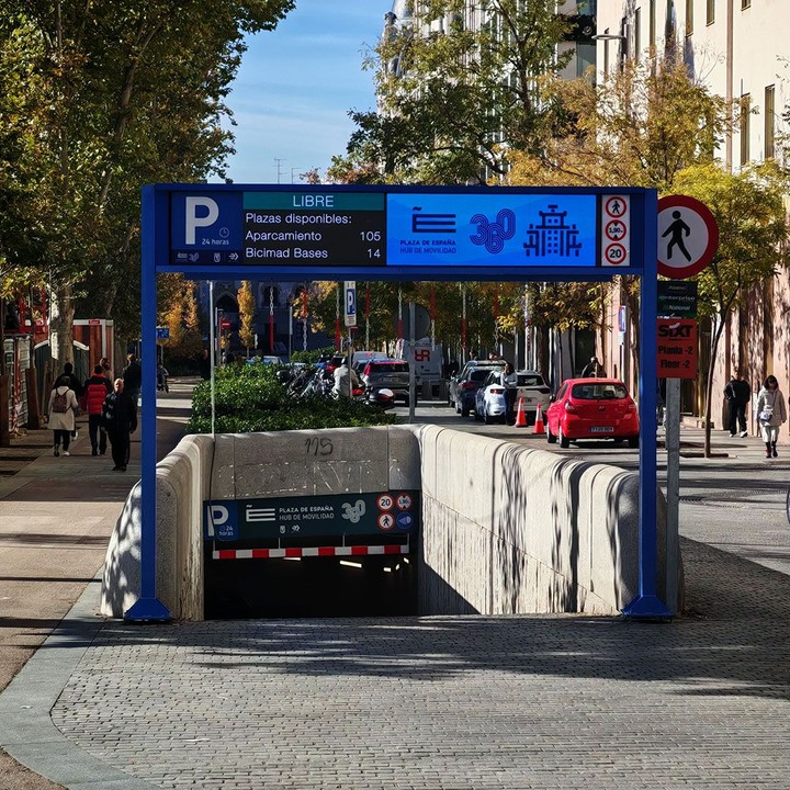 Aparca gratis en el parking Plaza España Hub de Movilidad